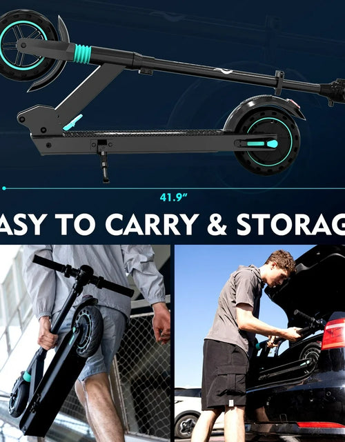 Load image into Gallery viewer, E8 Electric Scooter - 8&quot; Tires, 350W Motor up to 15 MPH &amp; 12 Miles, 3 Speed Modes Foldable Commuter Electric Scooter
