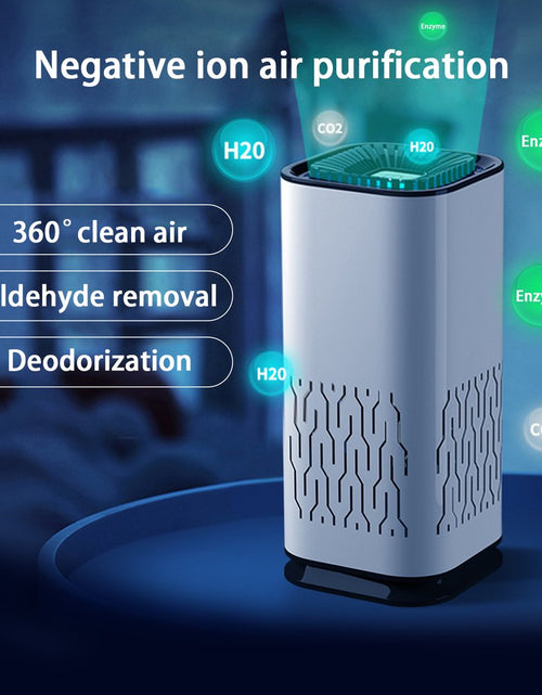 Load image into Gallery viewer, Car Air Purifier Portable Negative Ion Generator Remove Formaldehyde Dust Smoke Air Freshen Washer for Home Car
