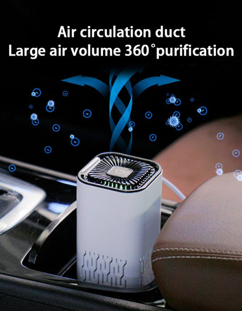 Load image into Gallery viewer, Car Air Purifier Portable Negative Ion Generator Remove Formaldehyde Dust Smoke Air Freshen Washer for Home Car
