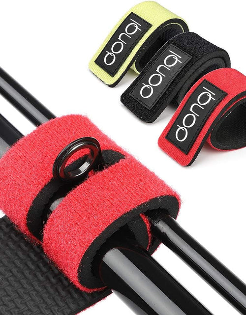 Load image into Gallery viewer, Fishing Belt Fishing Rod Ties Stretchy Rod Straps Fishing Rod Belt Holders for Casting Rods (3Colors,6Pcs)
