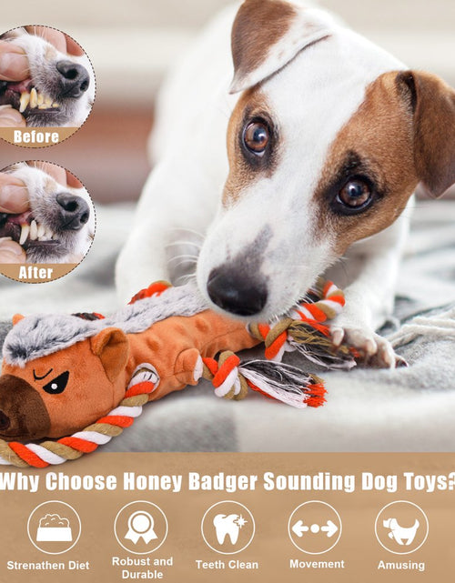 Load image into Gallery viewer, Dog Toys/Dog Squeaky Toys/Tug of War Dog Toy/Dog Toys for Aggressive Chewers/Tough Dog Toys/Durable Dog Toys/Dog Chew Toys for Small,Medium,Large Dogs
